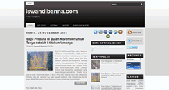 Desktop Screenshot of iswandibanna.com